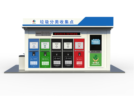 垃圾房效果圖，智能垃圾房，垃圾分類收集點(diǎn)，回收站生產(chǎn)廠家，垃圾分類定時(shí)定點(diǎn)收集點(diǎn)