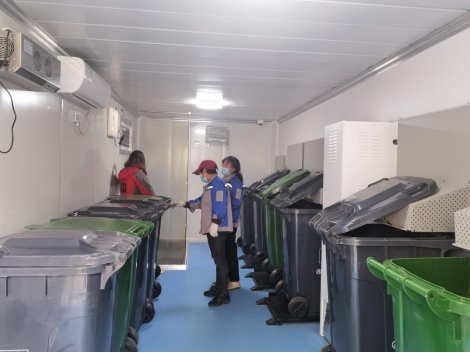 智能垃圾分類房,再生資源回收站廠家,貓先生垃圾分類，垃圾收集房