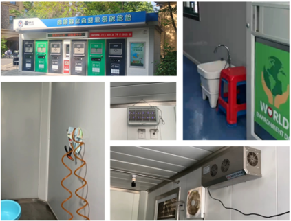 江蘇智能分類垃圾房，清潔小屋，垃圾分類收集站生產(chǎn)廠家